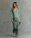 Victoria | Vestido Midi de Flecos