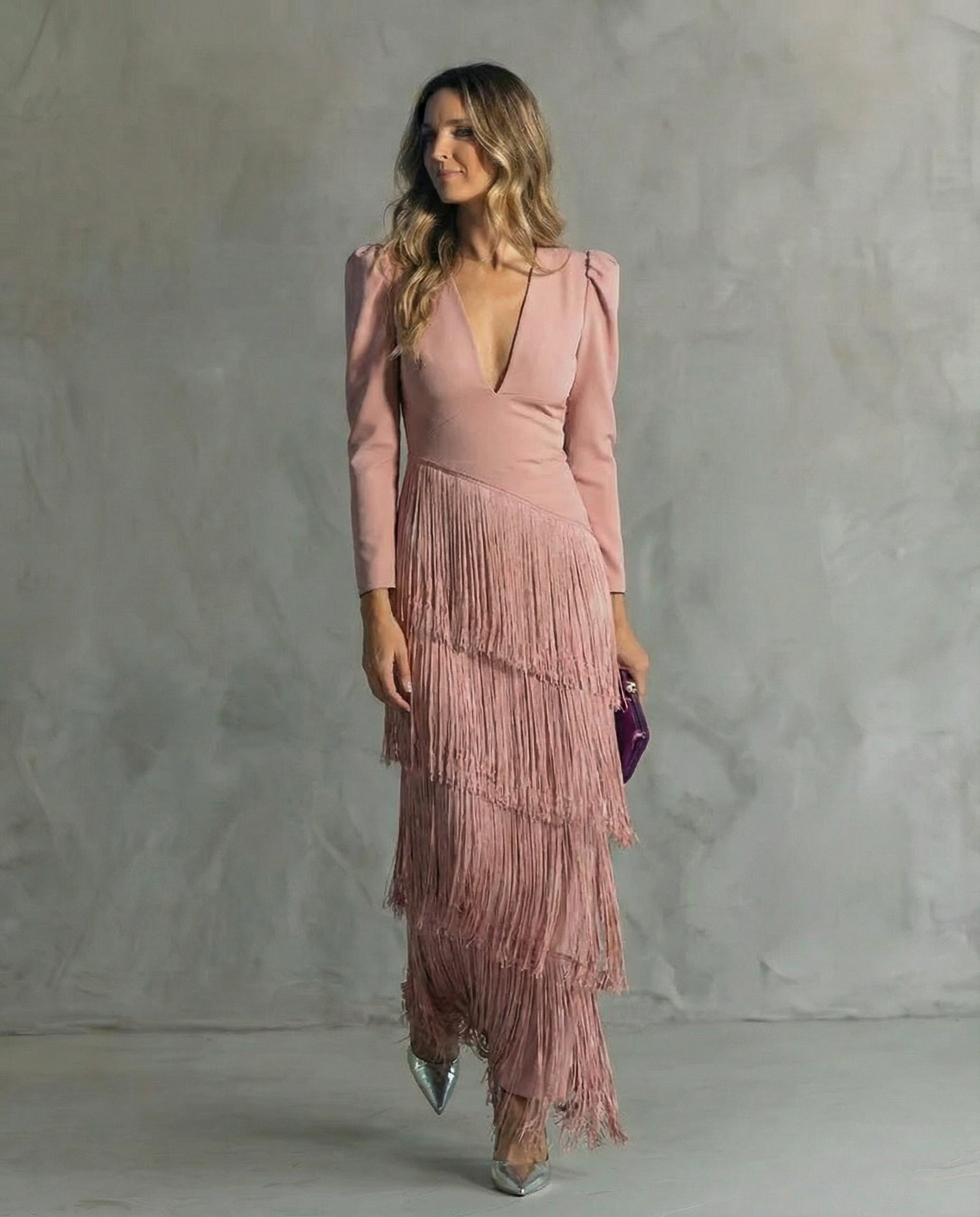Victoria | Vestido Midi de Flecos