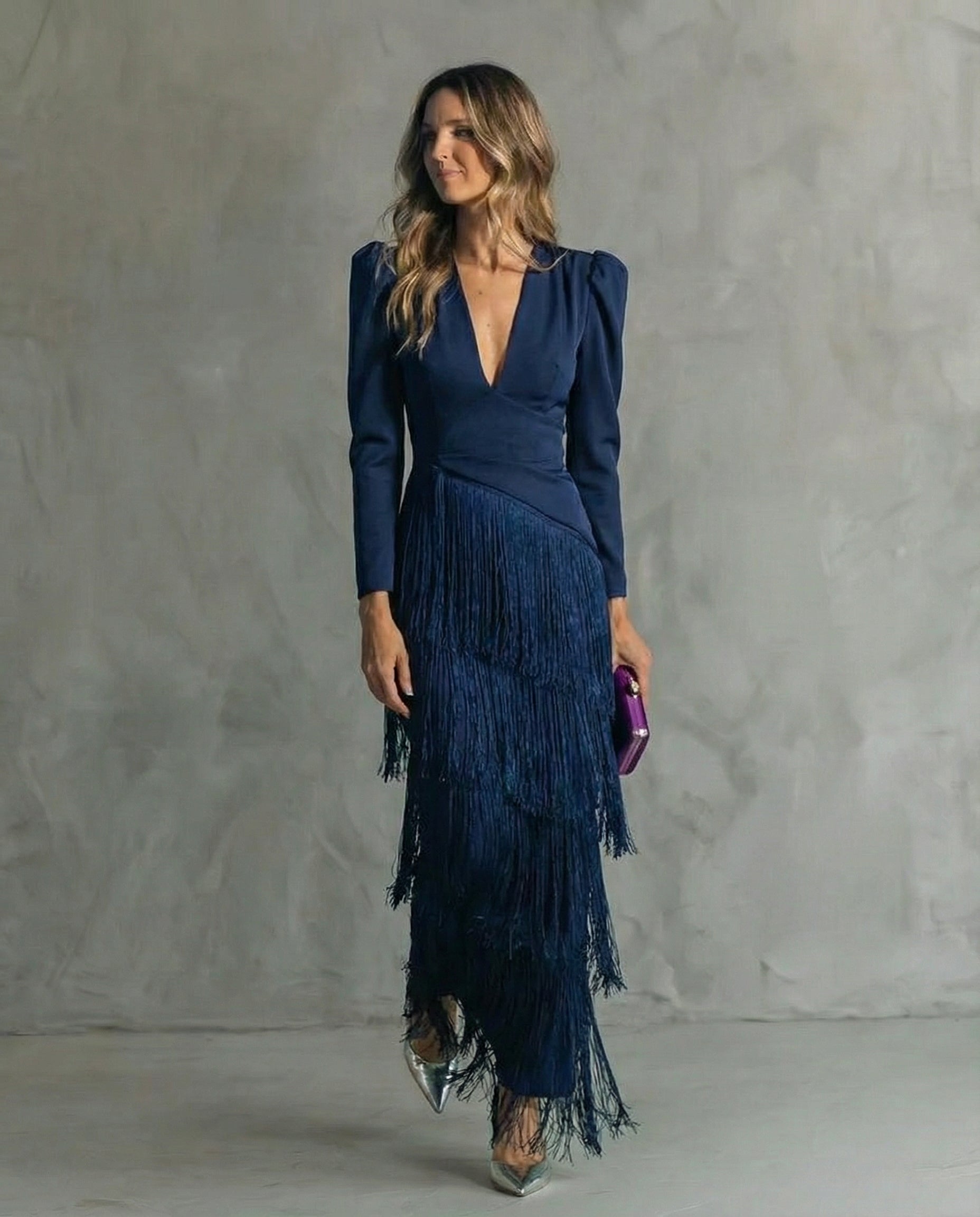 Victoria | Vestido Midi de Flecos