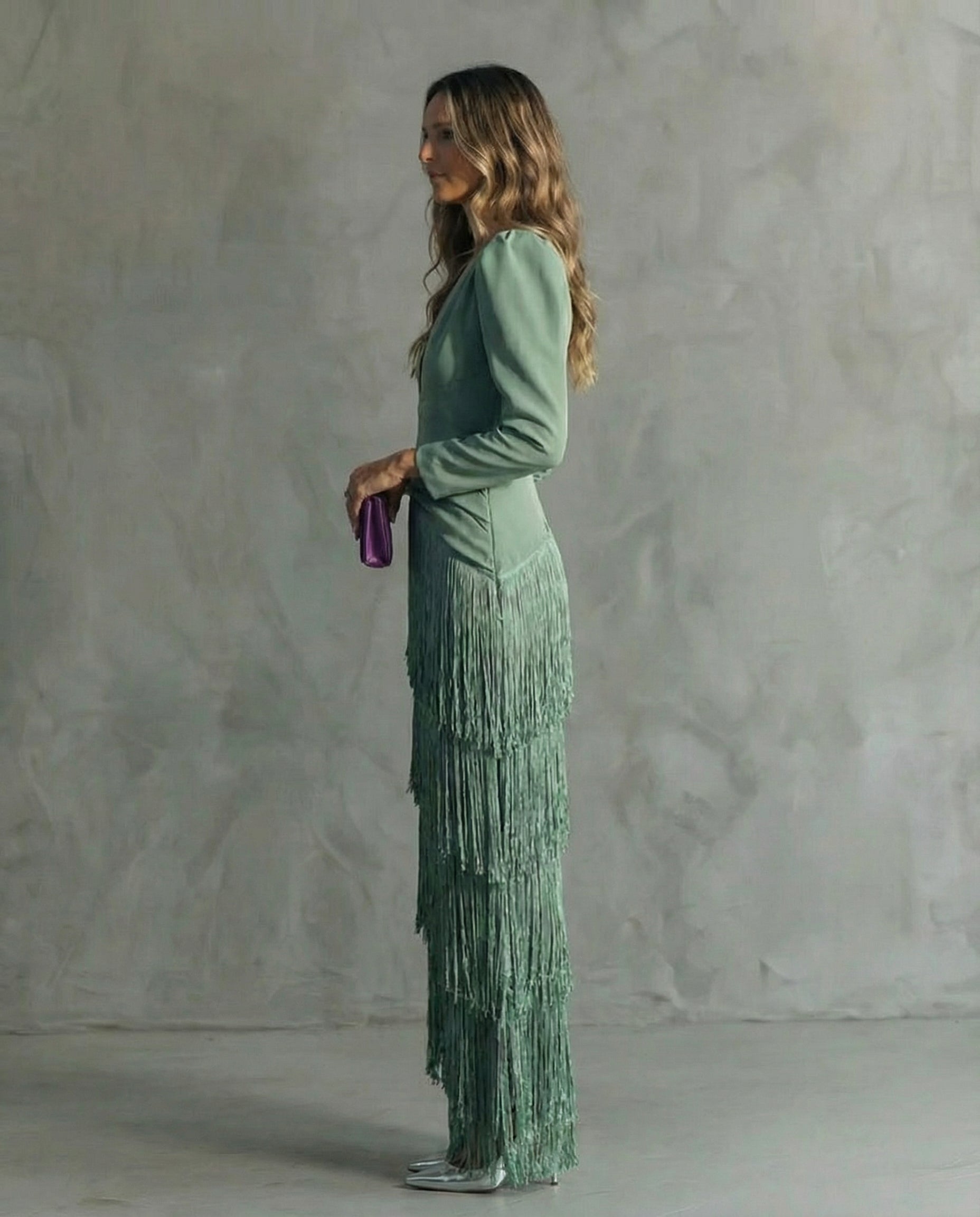 Victoria | Vestido Midi de Flecos