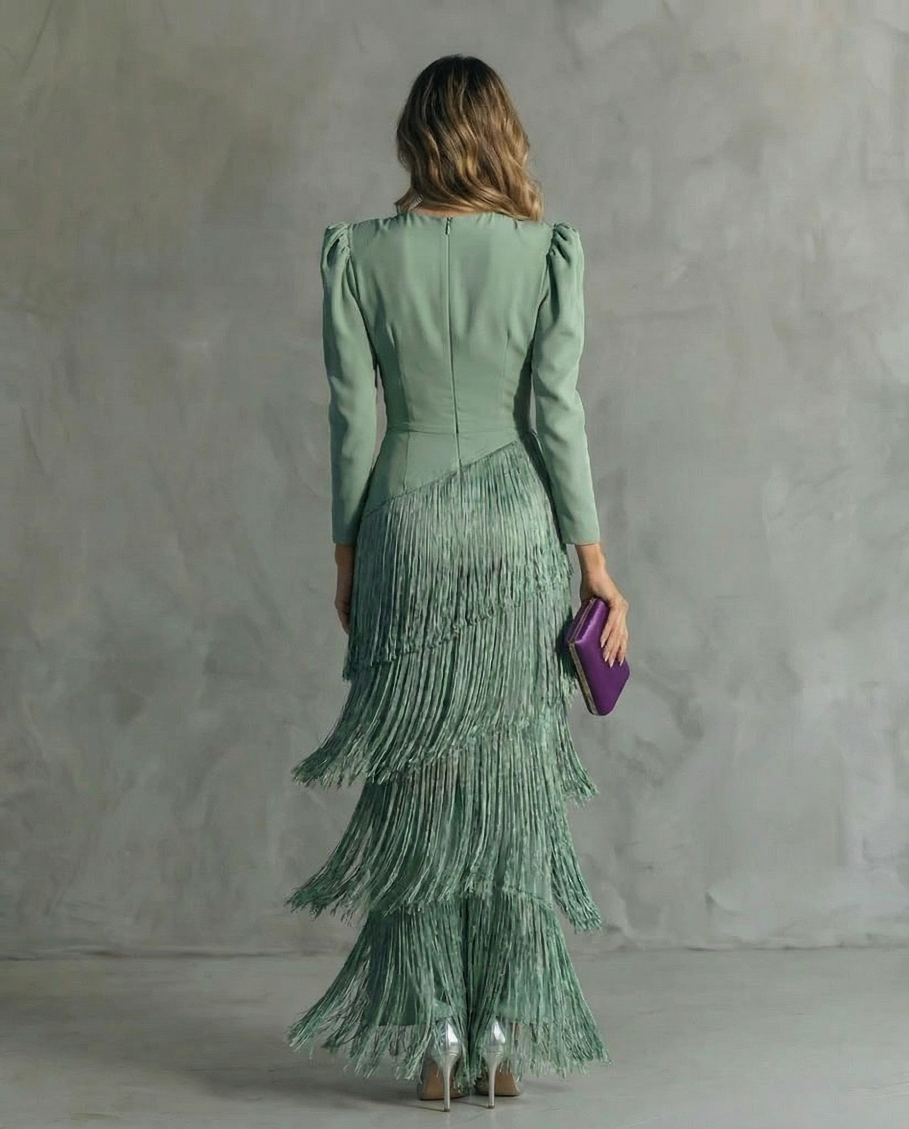 Victoria | Vestido Midi de Flecos
