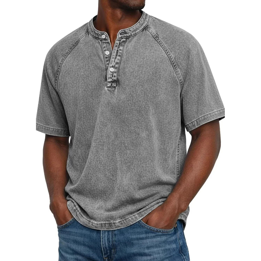 Camiseta Henley Heritage Vintage