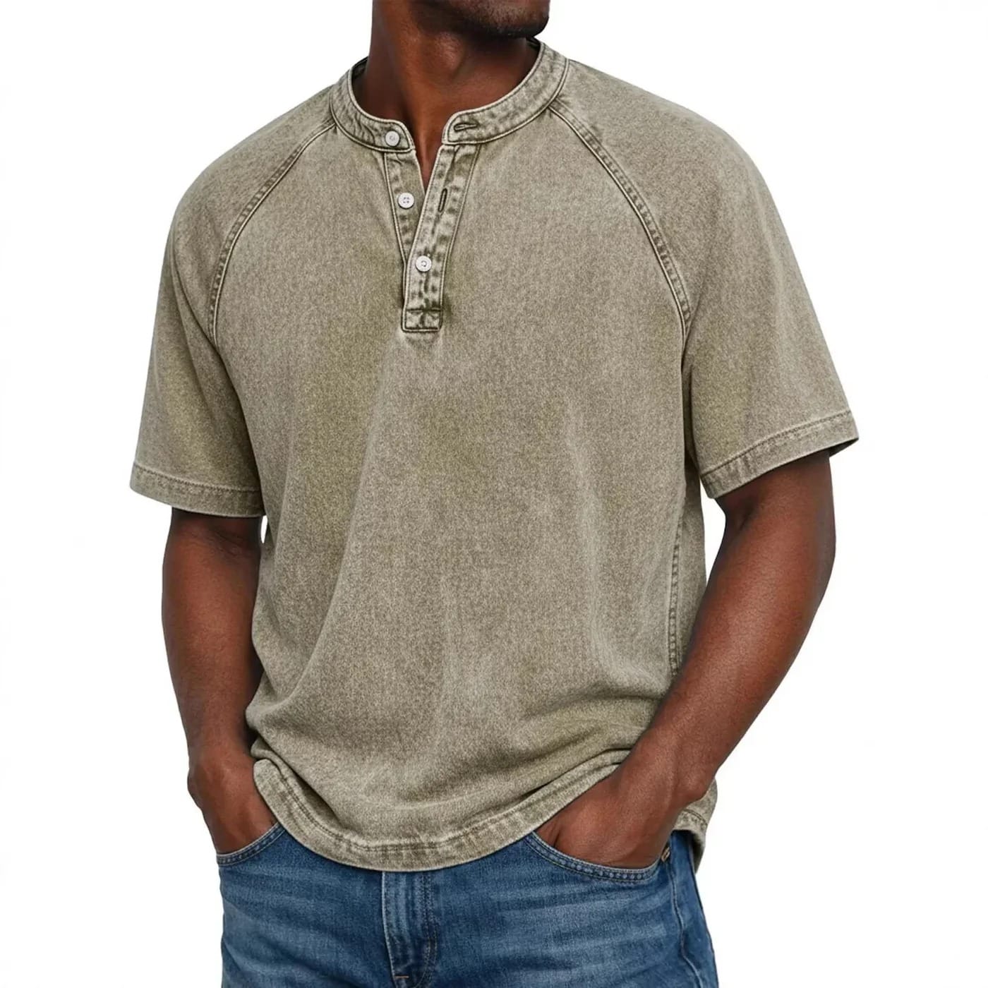 Camiseta Henley Heritage Vintage