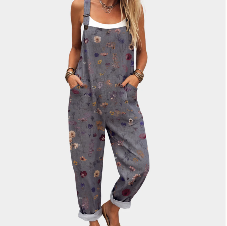 Mono Floral Luna Gris